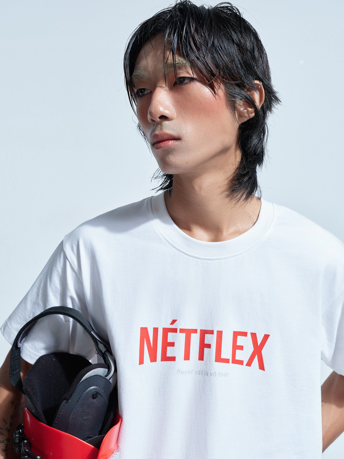 ÁO PHÔNG NETFLEX GRAPHIC LINE