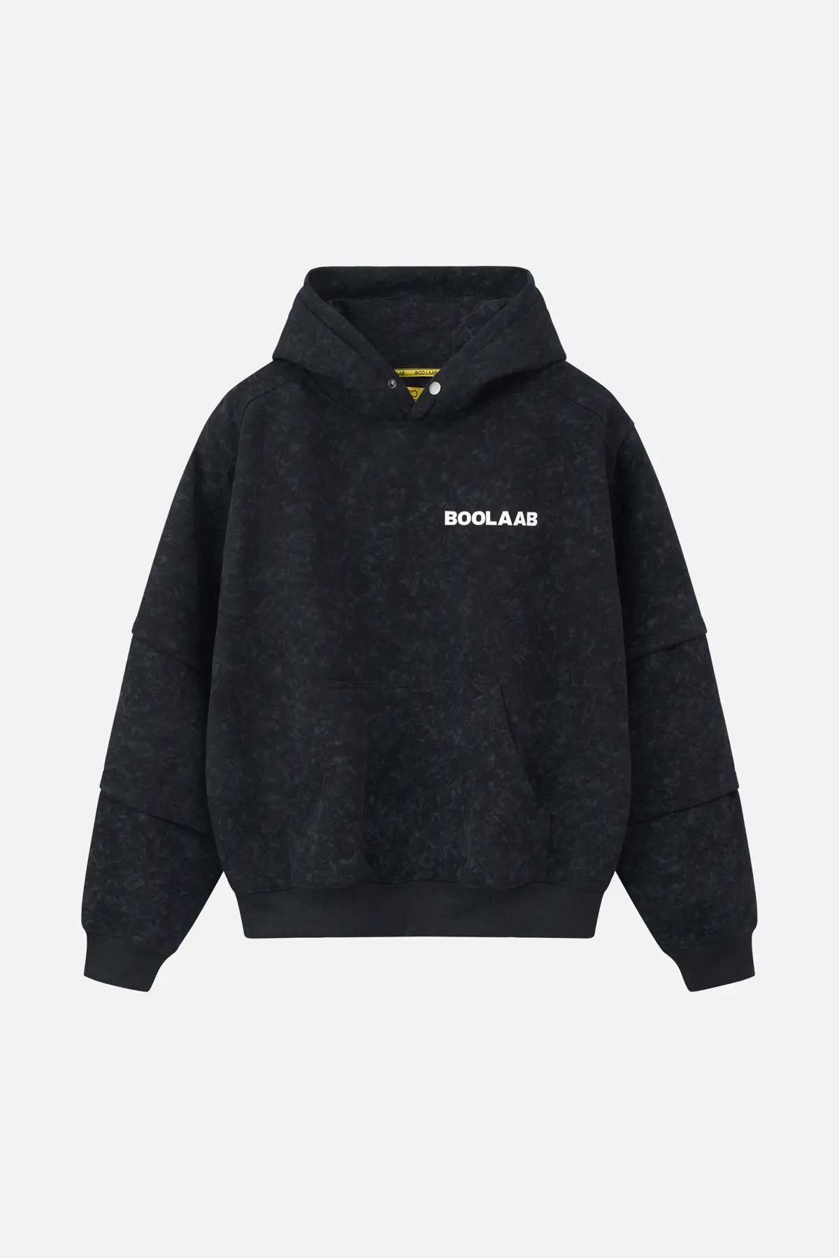 Áo nỉ mũ experimental wash BOOLAAB
