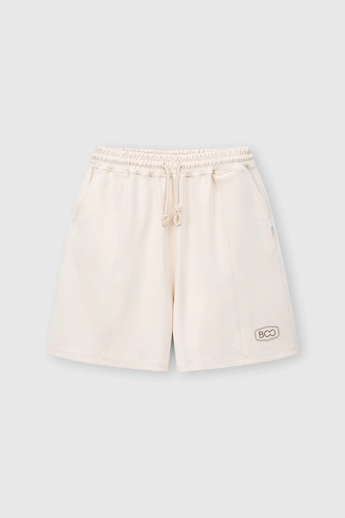 Quần shorts nỉ nam thêu logo BOO ESS