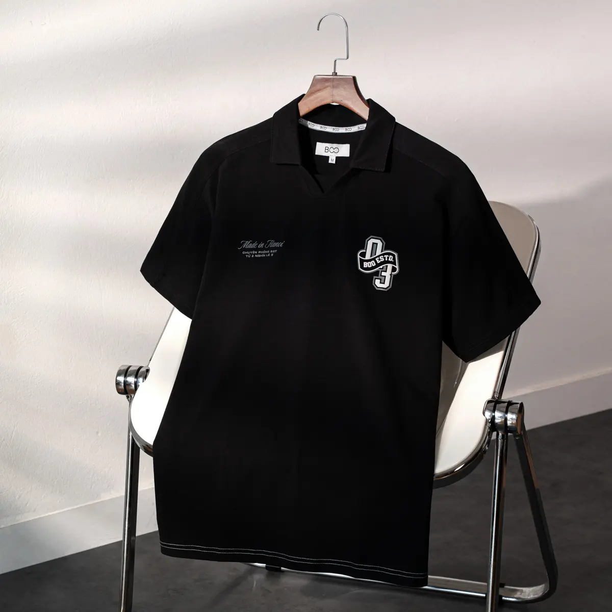 Áo polo SS over fit nam graphic 03 ESS